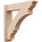 Ekena Millwork 5 1/2-in W x 22-in D x 22-in H Balboa Trad Rough Cedar Woodgrain TimberThane Outlooker, Primed Tan OUTUR055X22X22BOA04RCPR - alternate 1